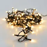 96 LED cordões de luzes operadas por bateria branco quente (7.2m)