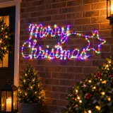LED Mangueira luminosa Feliz Natal com motivo estrela