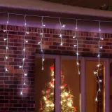 480 LEDs nevando luzes brancas frias de gelo (11.8m)