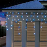 400 LED Pingentes Solares Branco-Azul (7.9m)