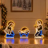 LED Presépio Neonflex na Base (135cm x 46cm) 3 peças