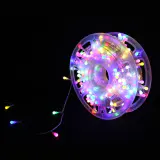 400 LED Luzes Arco-íris Fruta decorativa com Carretel