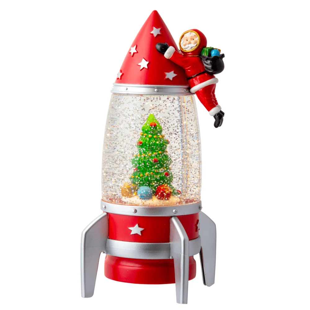 USB Nave espacial Astro-Santa Redemoinho de Glitter