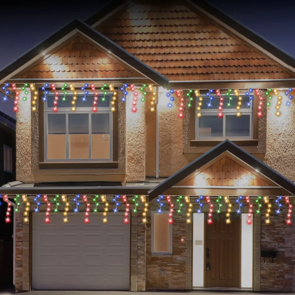 Como fixar luzes de Natal no telhado