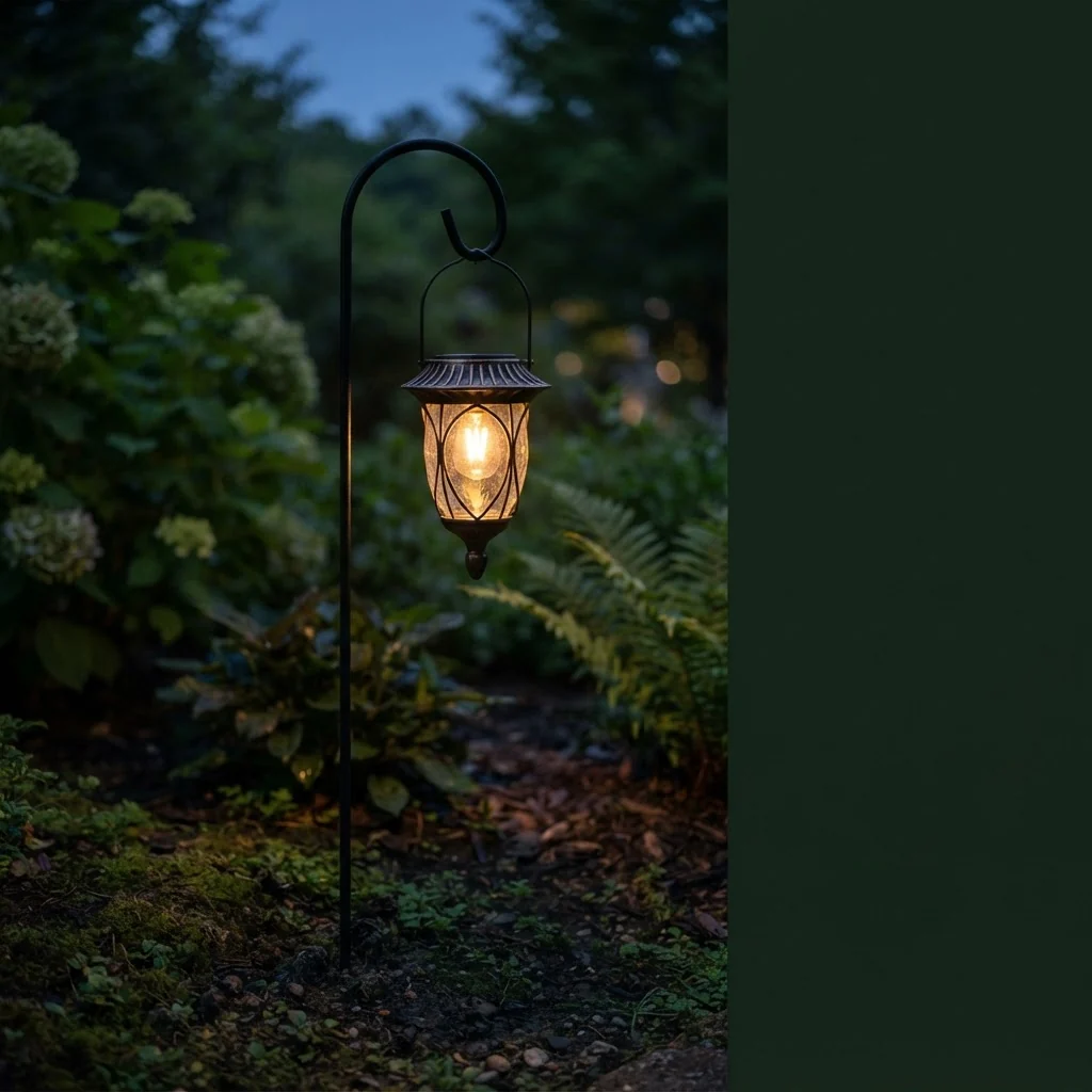 Luzes solares para caminhos