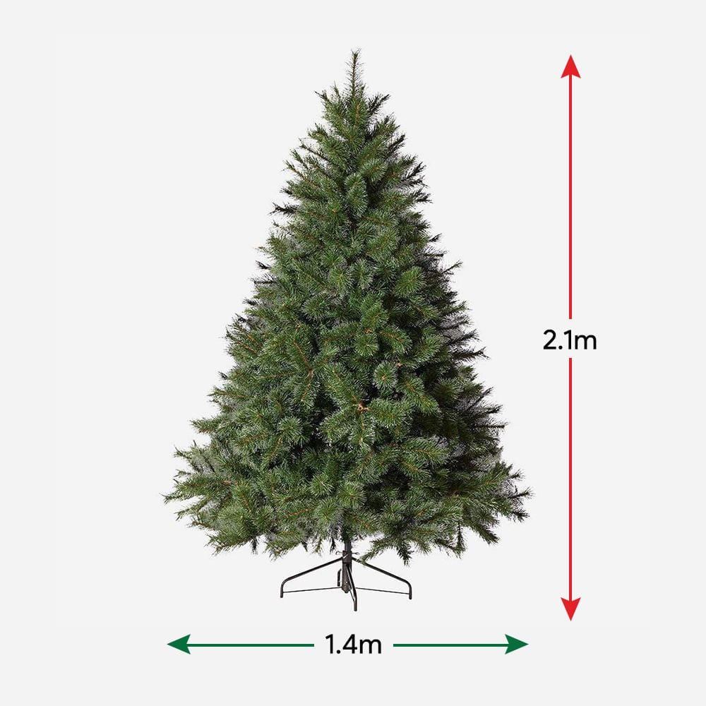Árvore com ponta de neve para escova de garrafa 7ft (2.1m)