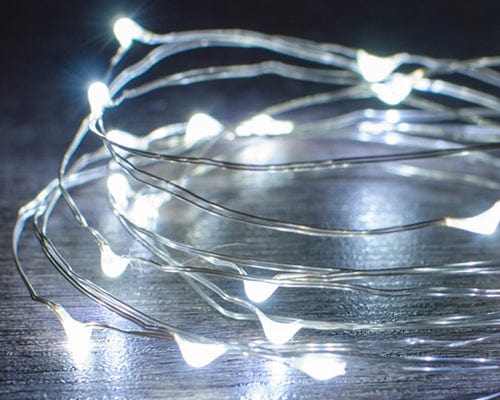Bateria LED Fio Estrelado Luzes sortido (10m)